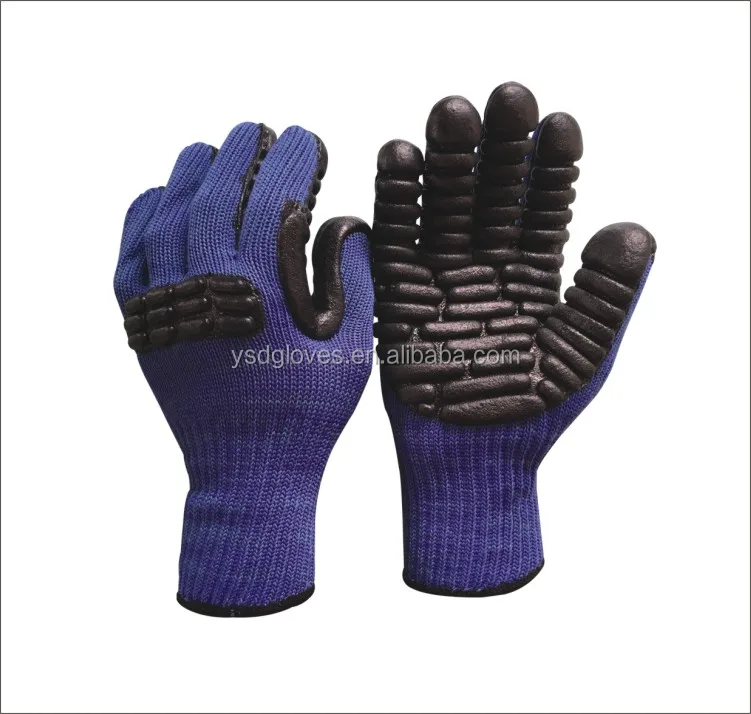 Safety Working Anti-vibration Industrial Mechanical Protect Gloves ...