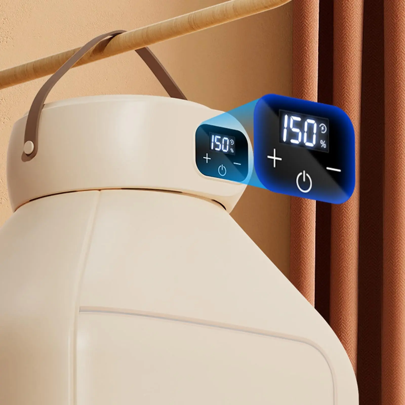 Quick Drying Machine Mini Folding Dryer Second Gear Adjustable Hanging Dryer Portable Electric Clothes Dryer Machine with Timer