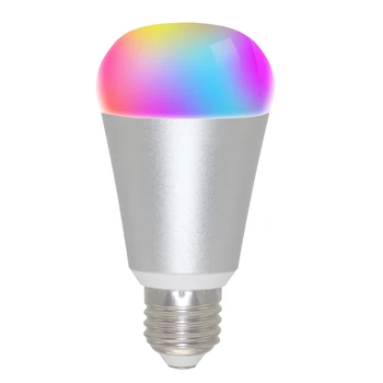 Pure aluminum patent 7W Wireless voice control alexa google home smart bulb alexa wifi E27 intelligent RGB wifi led bulb