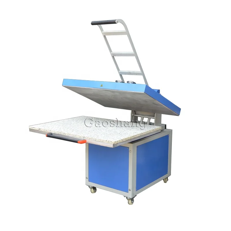 Gaoshang Factory Accept Size Custom Large Format 50X70 60X80  80 X 100 Manual Home Heat Press Machine manufacture