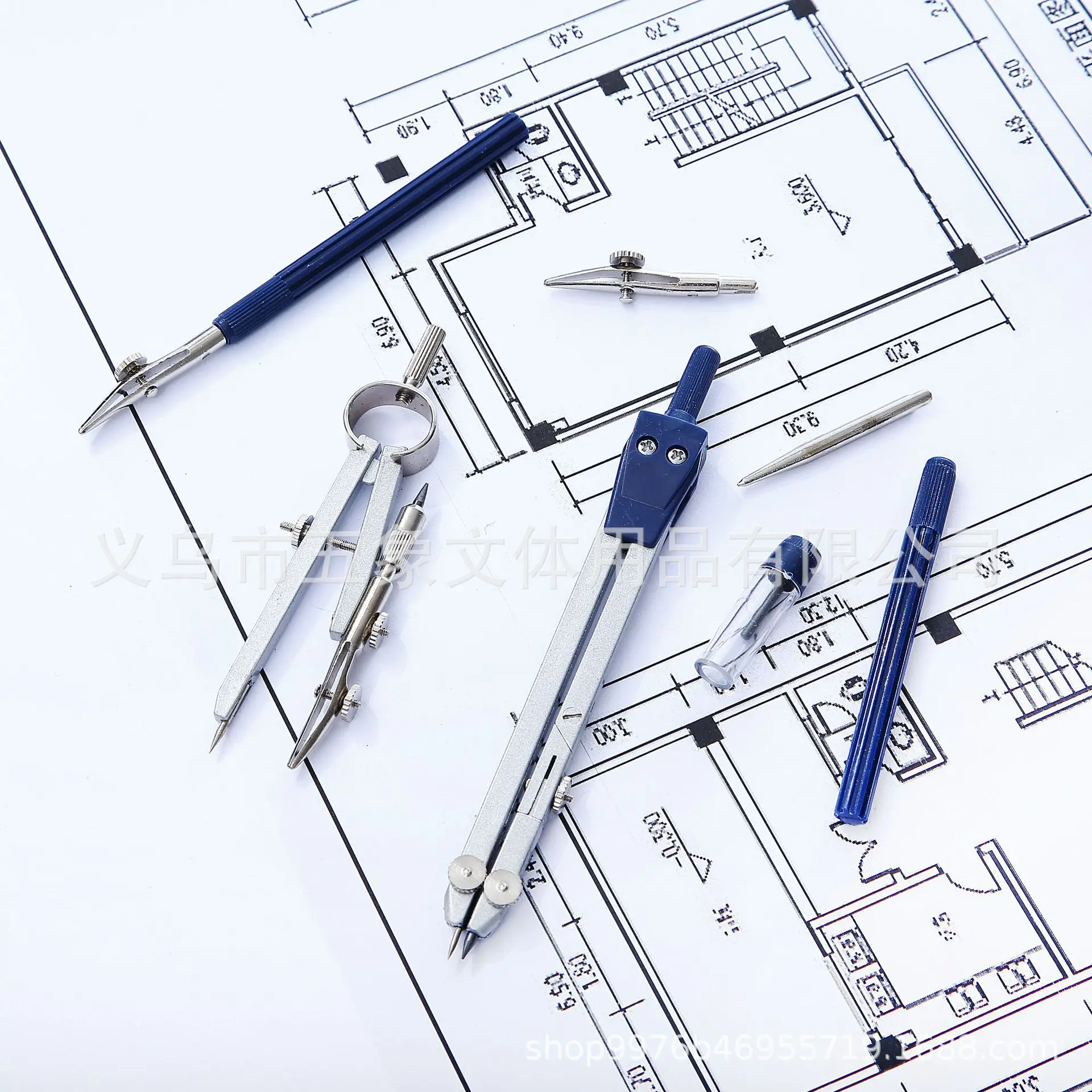 Лидер продаж школьный стационарный металлический рисунок с компасом профессиональные принадлежности для рисования геометрического дизайна