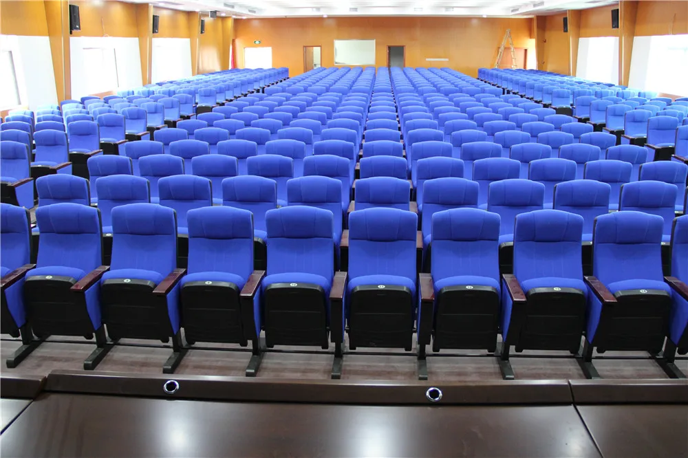 Modern Design Folding Theater Seat Auditorium Hall Chair Plastic Church ...