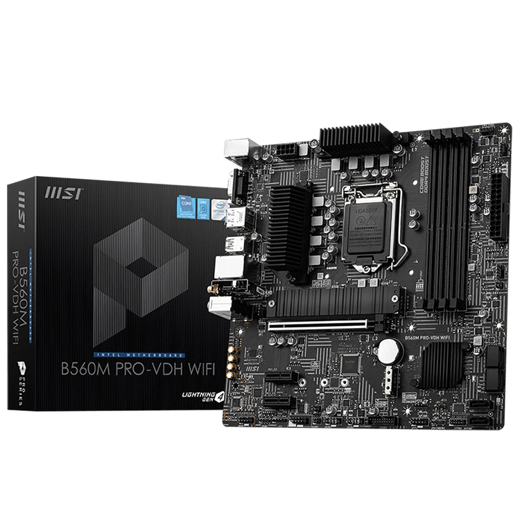 MSI B560M PRO-VDH WIFI中古ゲーミングマザーボード (LGA 1200ソケット