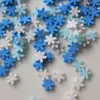 Mélange de bleu, bleu clair et blanc