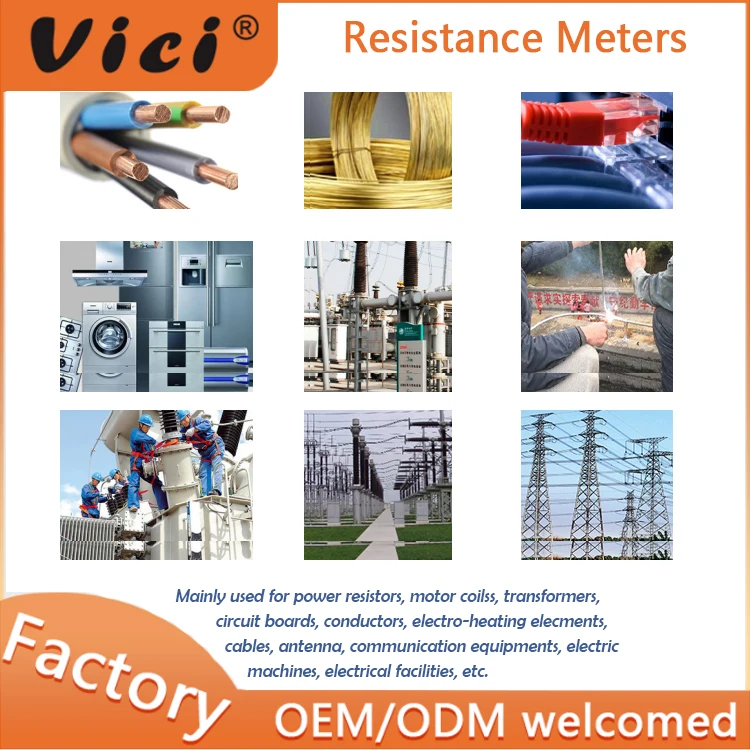 Overload Protection and Manual Range Earth Resistance Meter VC4105A From China VICIMETER