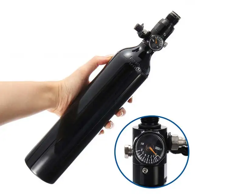 Cheap High Pressure Pcp Pump Co2 Paintball Air Tank 300 Bar Size Gas