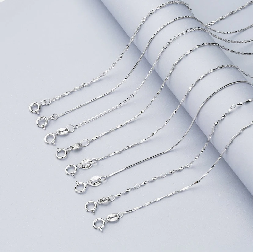 Long Silver Chain 50cm 55cm 60cm Inches 22 Inches 24 Inches Rose Gold Plated 925 Sterling Silver Chain Buy 925 Silver Chain Rose Gold Chain 925 Sterling Silver Chain Product On Alibaba Com