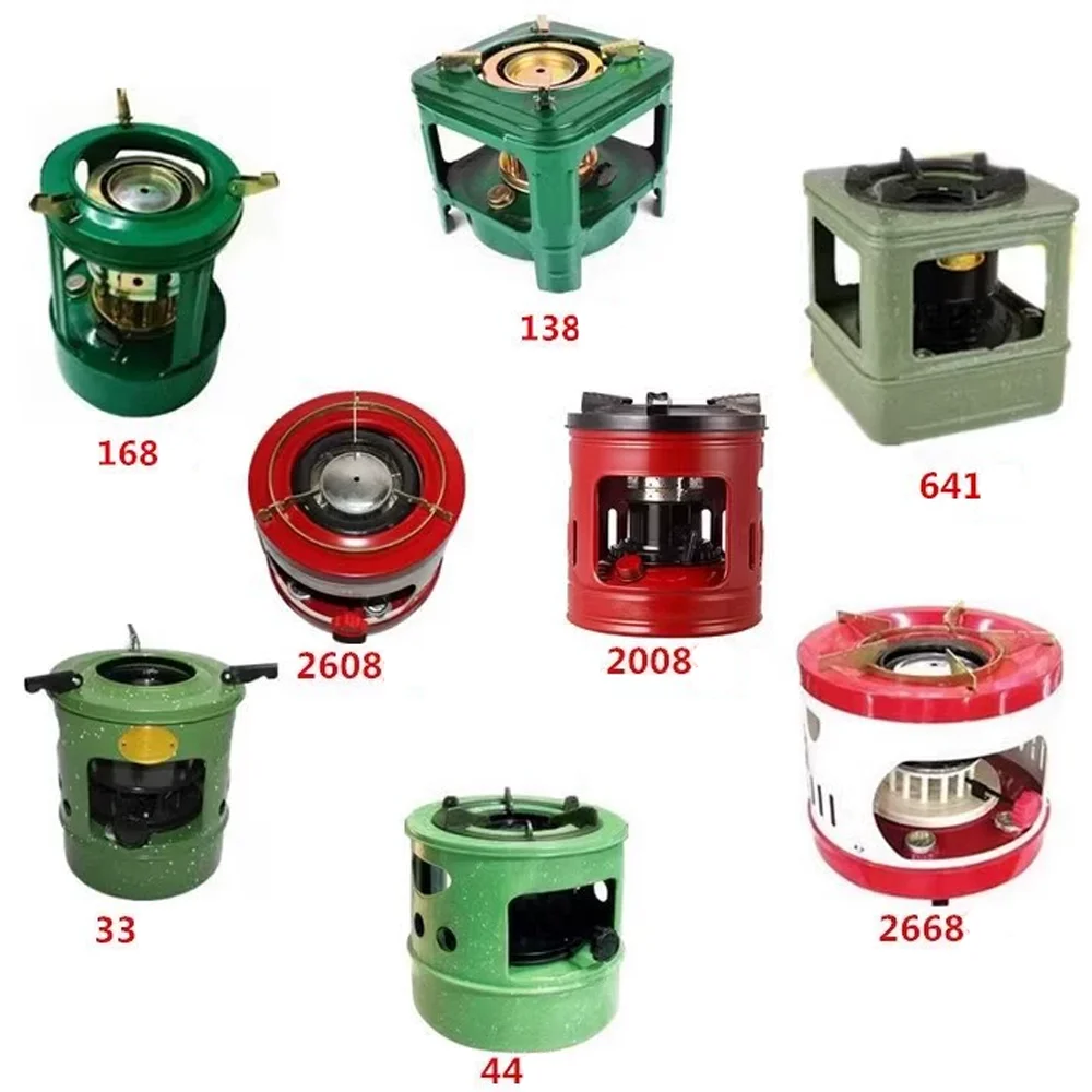 Adjustable Fire Outdoor Camping Cooking Mini Portable 33 44 55 62 Kerosene Stove with 8 10 Wicks