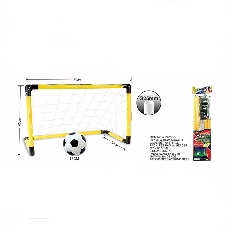 Mini Portable Soccer Goal Set For Kids Outdoor Sports Team Game Toy