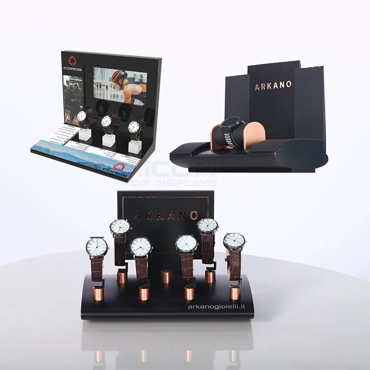 Factory Direct Custom 360° Rotating Watch Holder Single & Multiple Watch Display Stand Premium Display Racks for Watches