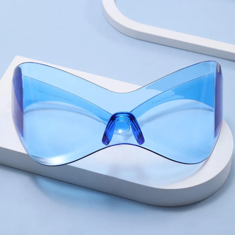 Silver Oversized Steampunk Sun Glasses - Fashion & Protection