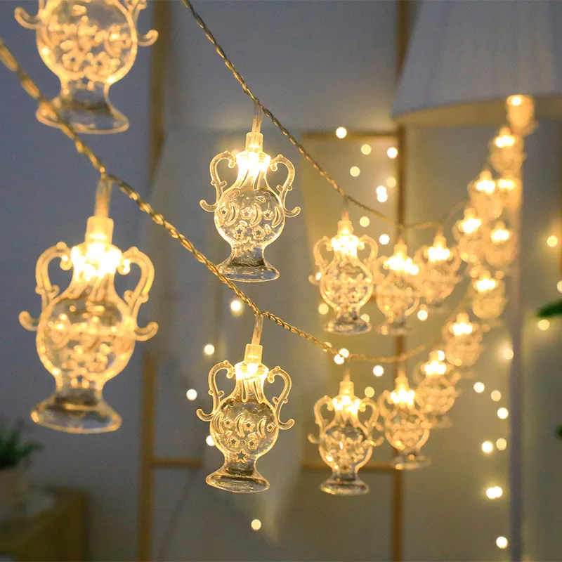 Eid Mubarak String Light Ramadan Kareem Led Fairy Lights Moon Star Led