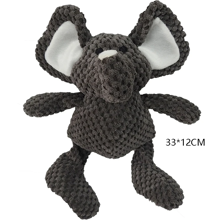 Big Dog and Puppy Playing Durable Interactive Custom Wholesale Dog Toys Plush Pet Squeaky Toy