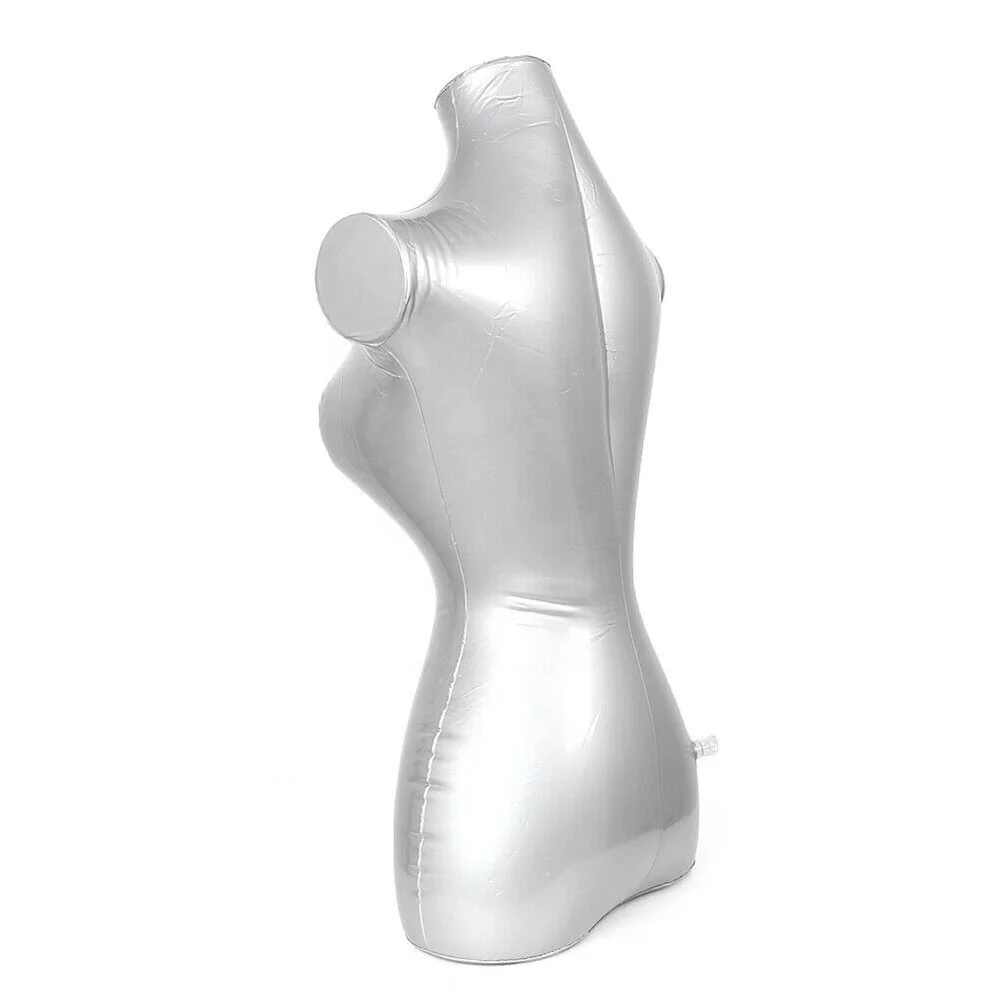 Alibaba.com: Customized Inflatable Silver PVC Female Half Mannequin ...