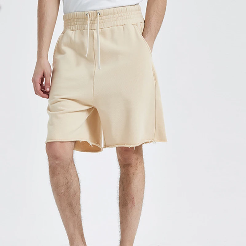 Summer Essential 100% βαμβακερό ανδρικό σορτς με τσέπες Κοντό παντελόνι γυμναστικής Αθλητικό σορτς συν μέγεθος για άνδρες136_voghion.com