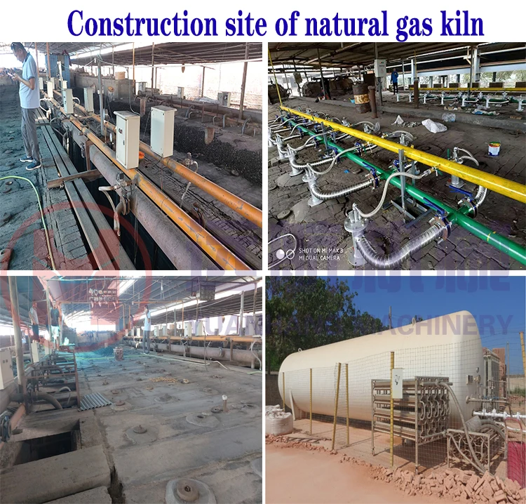 Mini Automatic Firing Coal Fired Red Soil Clay Mud Soil Brick Factory Hoffman Burning Wheel Tunnel Kiln Price