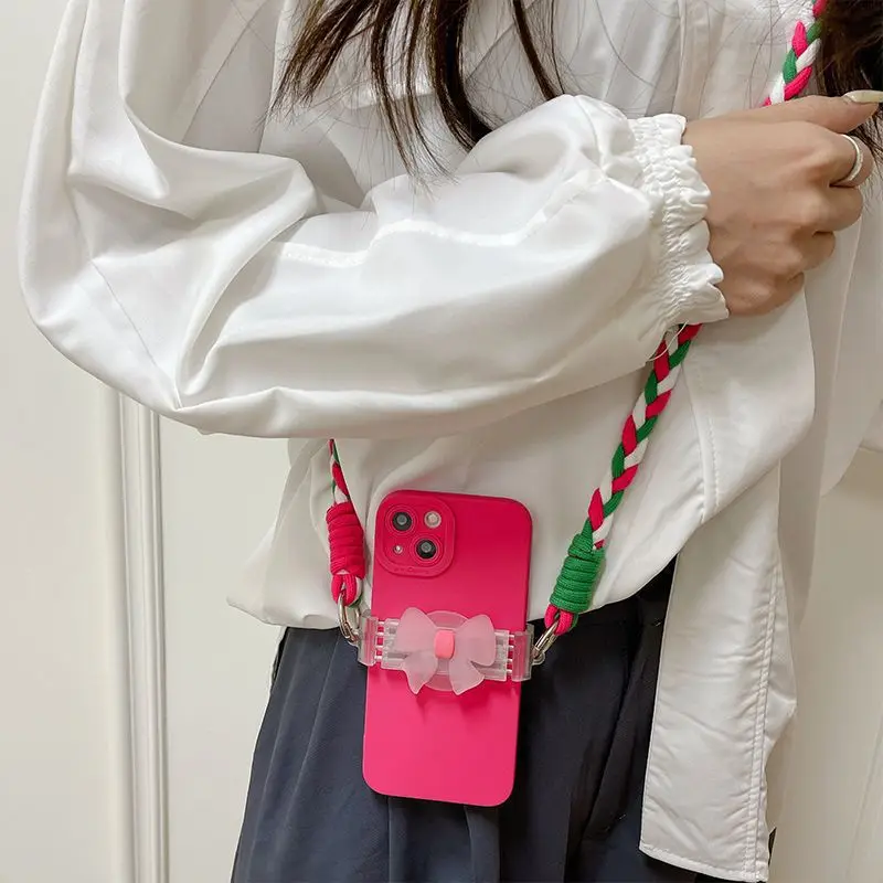 Korean Cute Epoxy Adjustable Cell Phone Strap Anti-lost