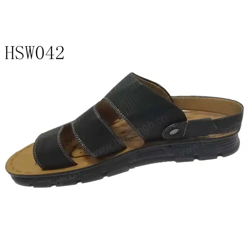 LXG,open Toe Adjust Belt Design on Heel Oversize Beach Shoes Massage Summer Seaside Quick-drying Men Sandals HSW042