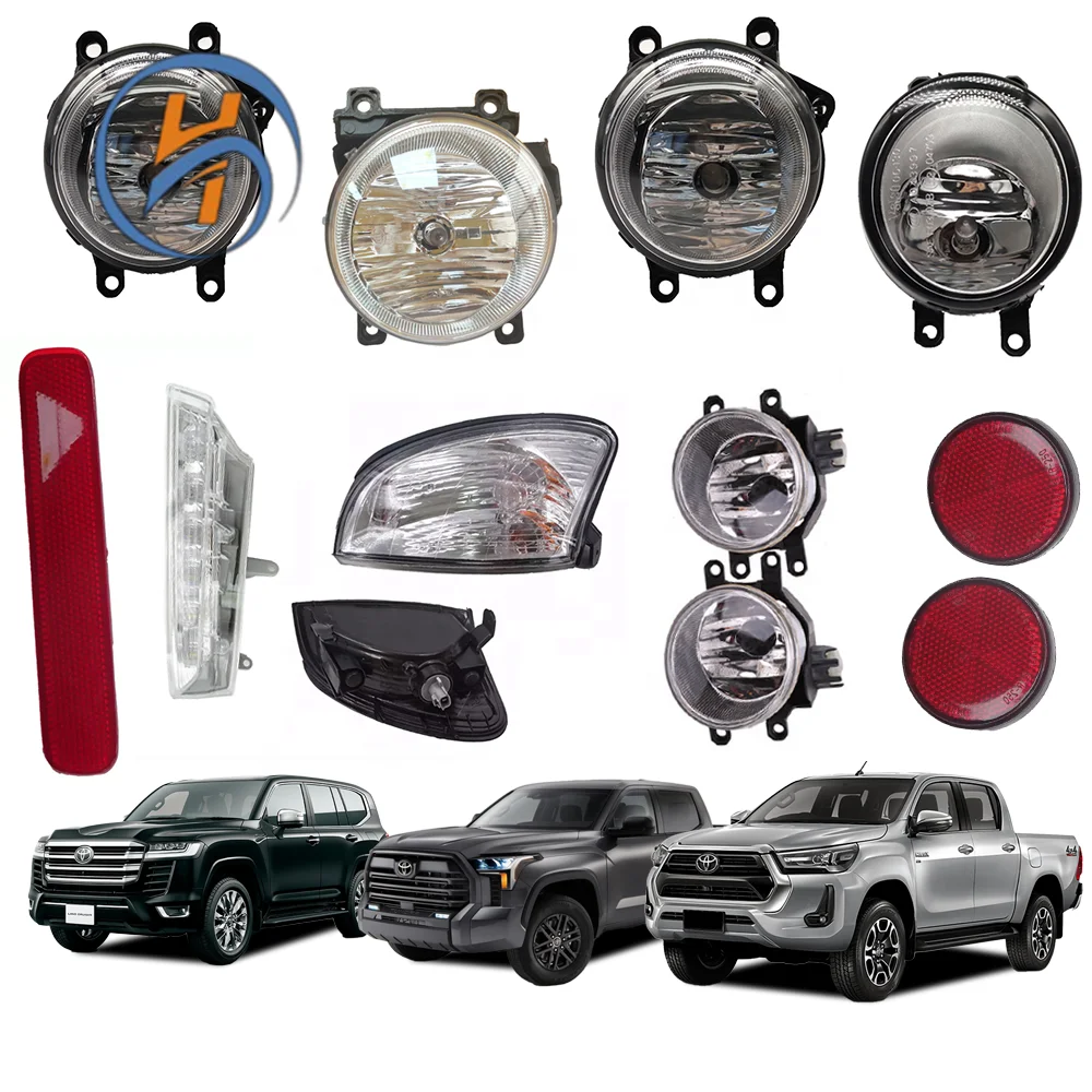 Rear Bumper Light Fog Light Front Bumper LED Assembly Front Light for Toyota Camry Corolla RAV 4 Crown Land Cruiser Prado Lexus