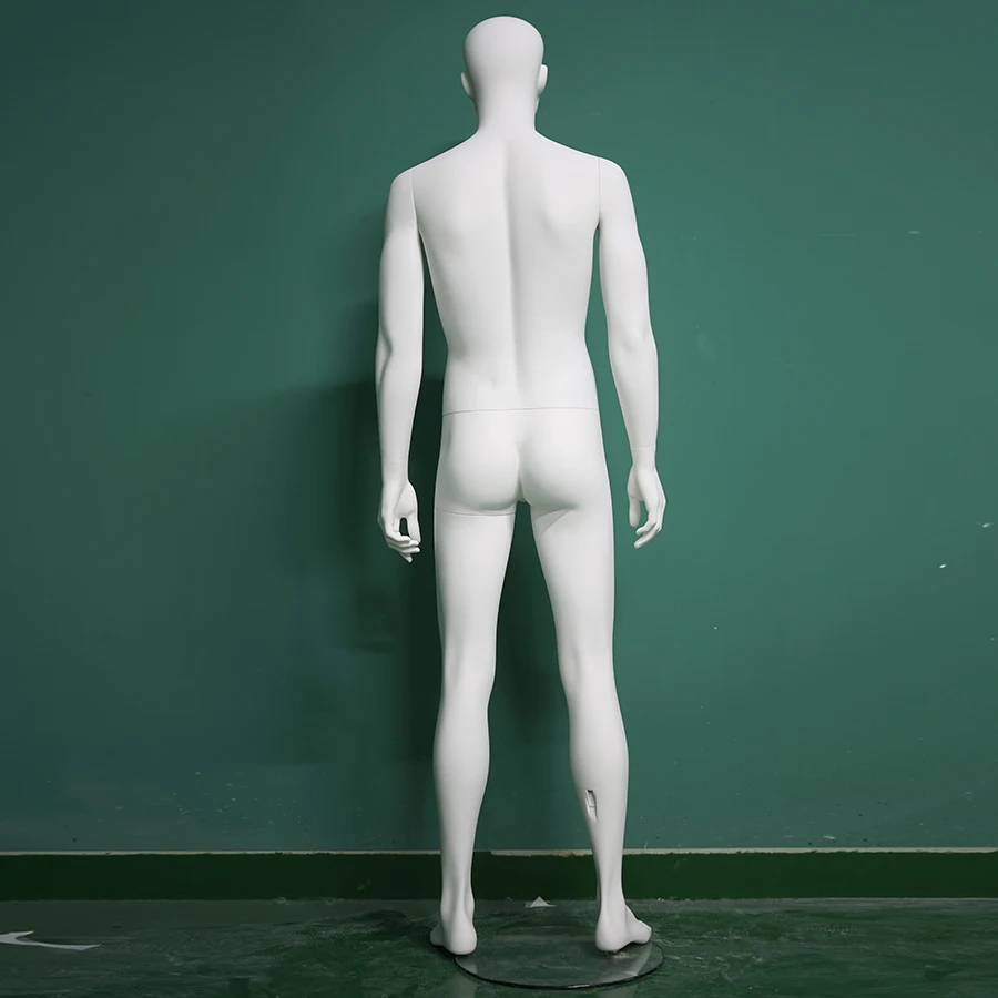 realistic male mannequin full body make-up