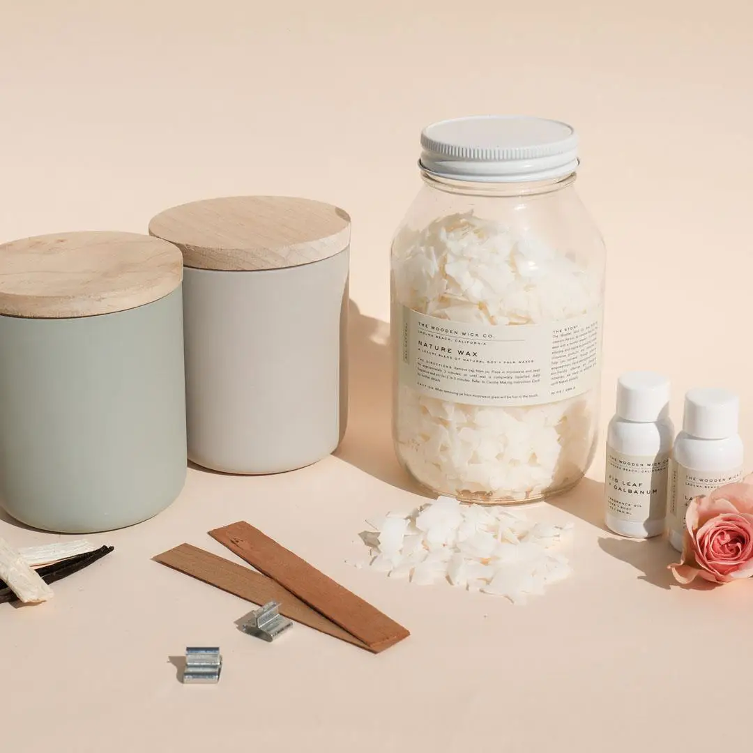 Custom Logo Luxury 12oz Aura Vessel Container Wood Wick Matte Black