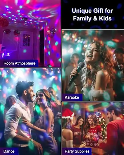 Lampe Disco LED USB Activée Par Le Son – Effet Stroboscopique Époustouflant Pour Fêtes, Mariages, Bars, KTV Et Salles De Danse