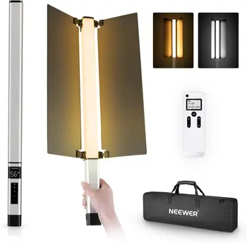 NEEWER CL124 PRO Handheld LED Light Stick 3200K-5600K Bi Color Photography Tube Video Light Wand With 2.4G Control