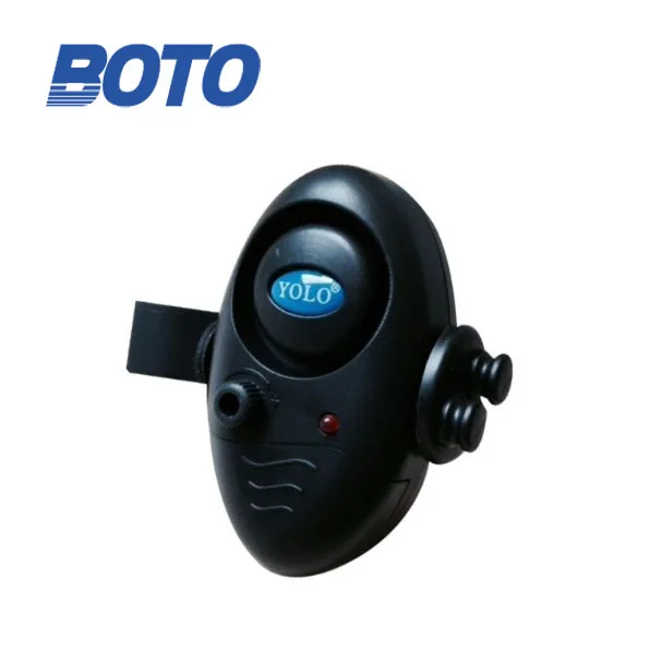 SOKOYO Black Small Mini Electronic Wireless ABS Fish Bite Alarm Sound Running LED Sensitive Mat Fishing Accessories 