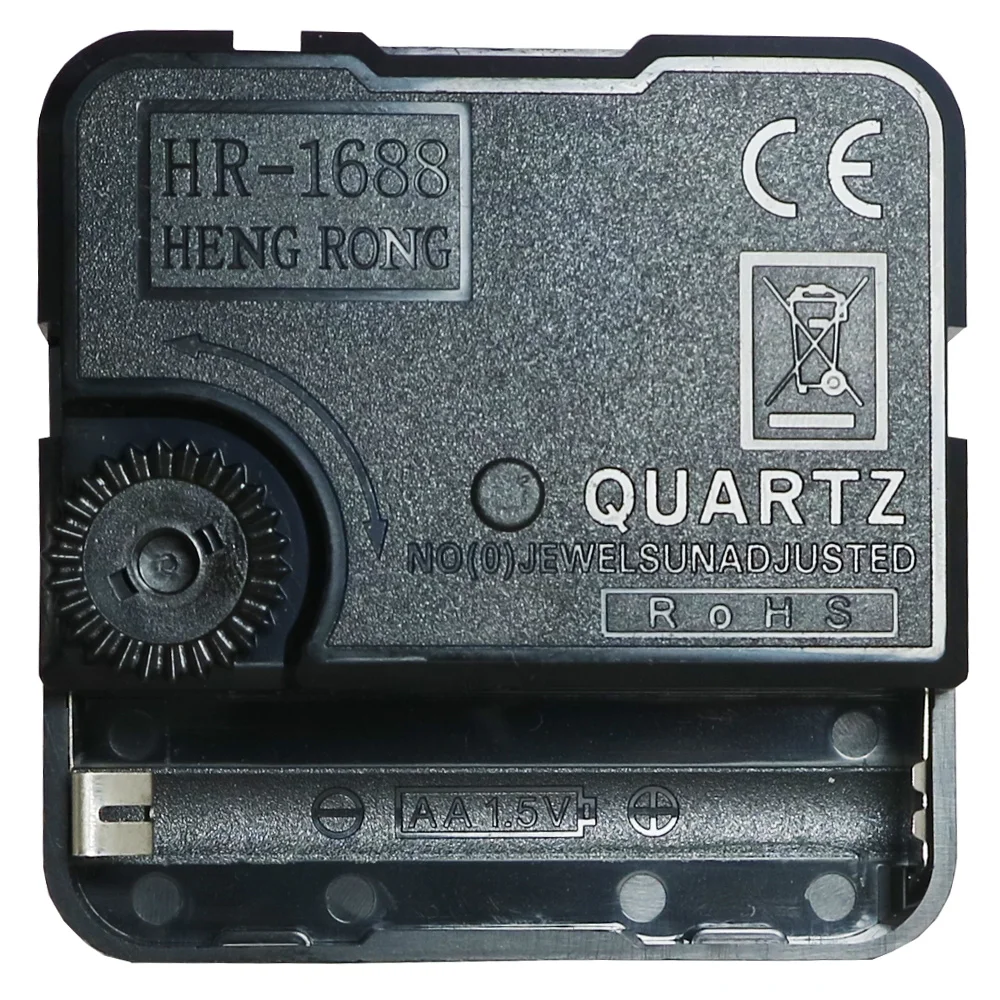 HR1688 Silent Sweep Clock Movement Quiet Clock Engine with HR9950 Pointers