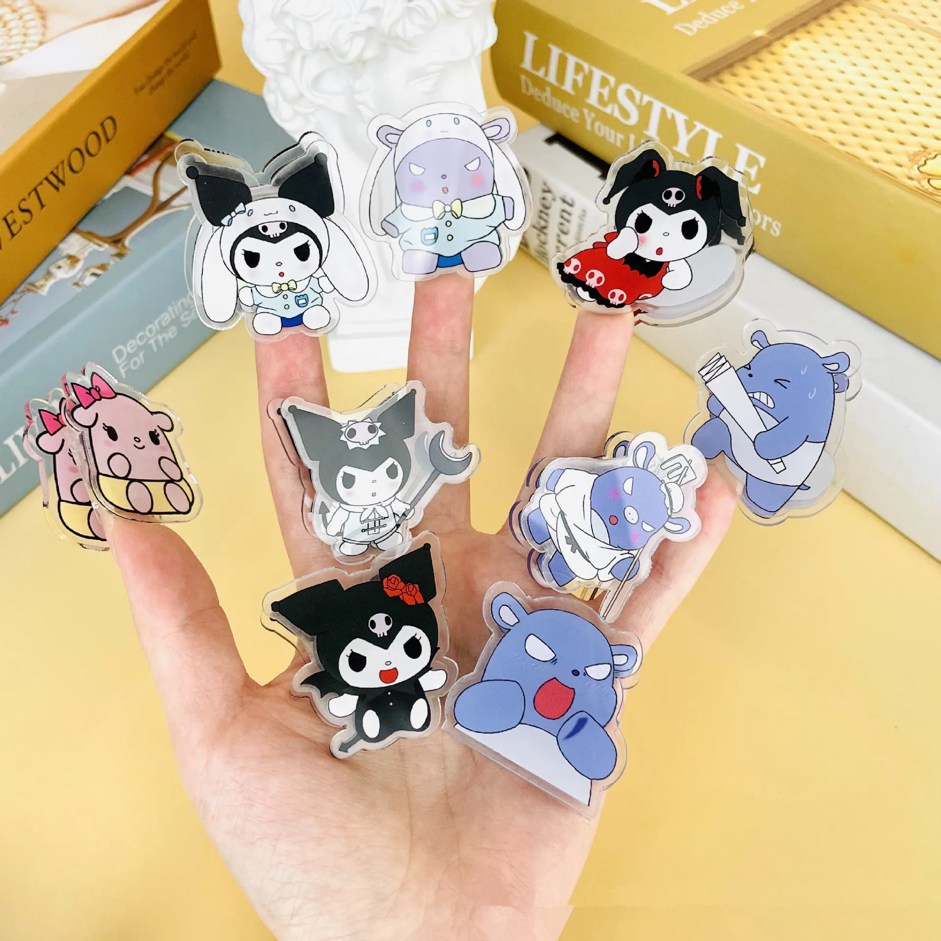 Мультяшный зажим для нот с собакой высококачественный симпатичный пластиковый бумаги многофункциональные Акриловые зажимы записей девушек и студентов