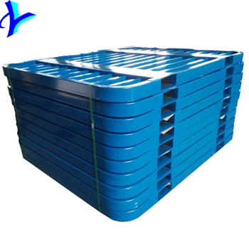 Used Heavy Duty Customized Stackable Steel Metal Food Grain Pallets for Sale