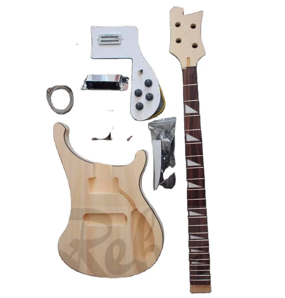 Wholesale Xingweifang — guitare basse électrique rick, 4 cordes à