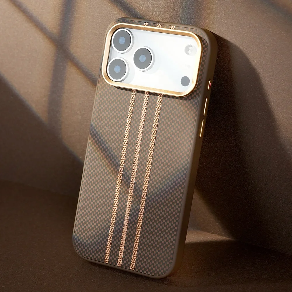 JOYPORODO L152 Luxury Design Leather Phone Case for iPhone 17 16 15 14 13 Pro Max Mobile Cover for Samsung S26 S25 S24 Ultra