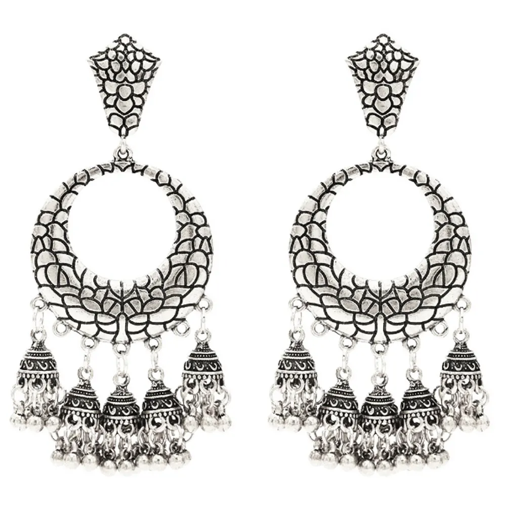 Flipkartcom  Buy CHANDRASHISH Small Jhumka CZ Jhumka Indian Jewelry  Pakistani Jewelry Indian Earrings Copper Drops  Danglers Online at Best  Prices in India