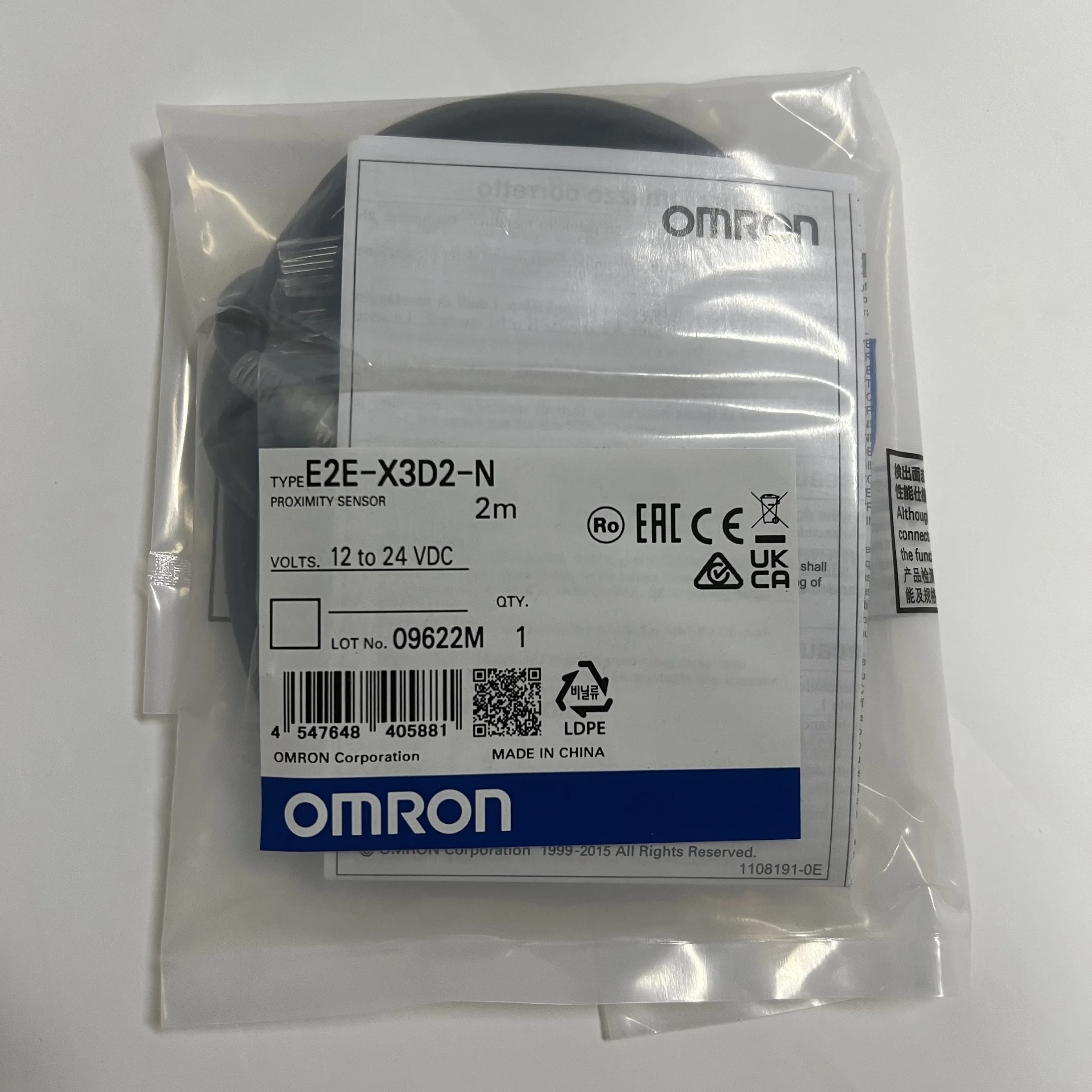 Omron Proximity Sensor E2E-X3D2-N