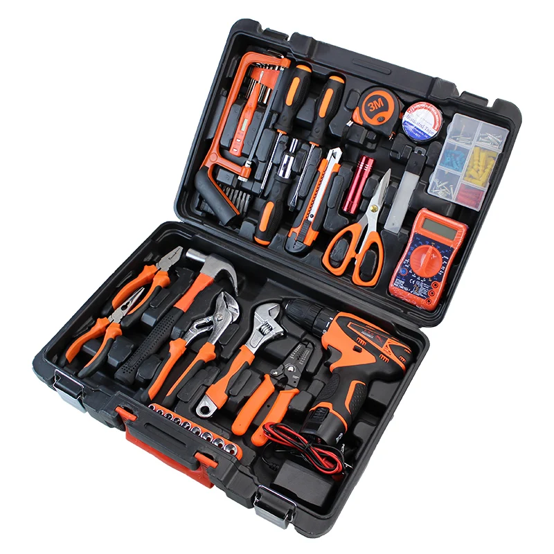 Amazon.com: Juego de herramientas mecánicas para el hogar pequeño – 102  piezas caja de herramientas, kit de herramientas básicas, kit de herramientas  para el hogar : Herramientas y Mejoras del Hogar