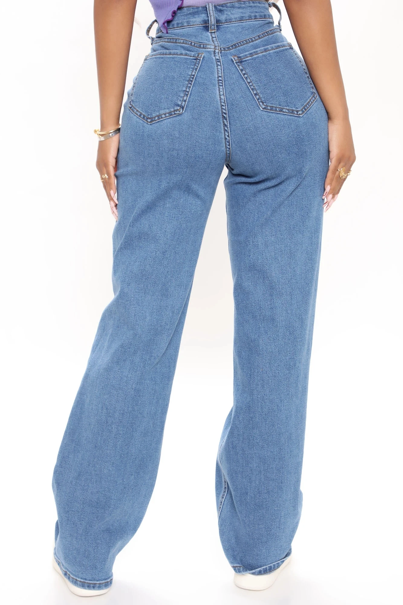 Women Denim Pants Custom Logo High Quality 100% Cotton Washed Straight ...