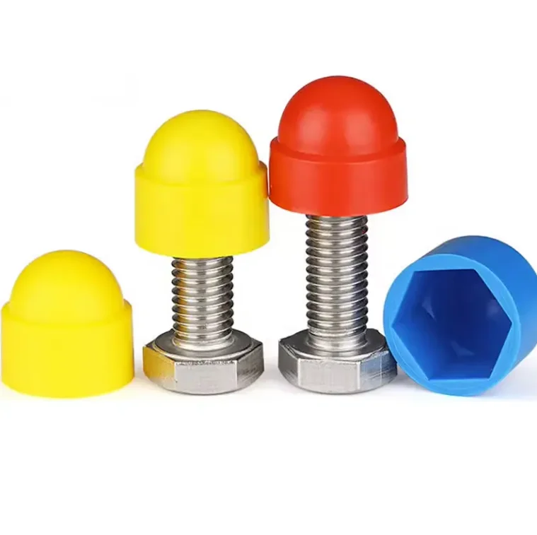 Plastic Nylon Cover Decorative Round Screw Protective Cover Rust Proof Plastic Nuts Cover, Used for Bolts and Screws