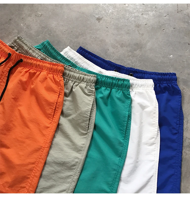 2023  Men's Casual Blank Shorts Summer Beach Shorts Men Running Swimwear Shorts Custom  Embroidered Print Pants968_voghion.com