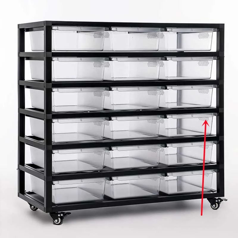 Pp Abs Reptile Hatchling Box Snake Aluminum Alloy Rack System Reptile