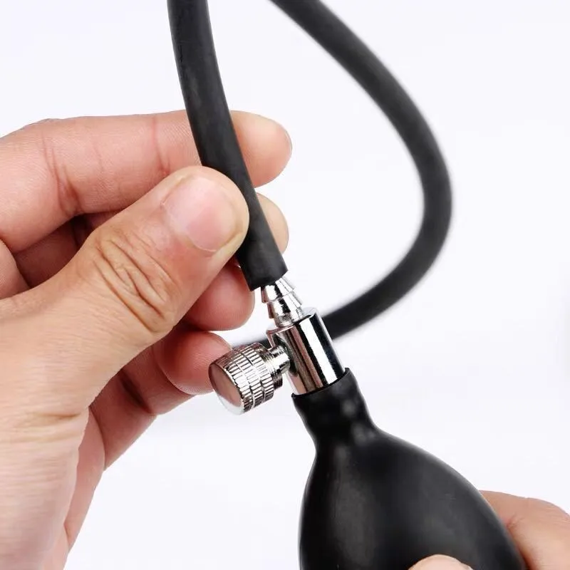 Hand-Operated Air Suction Pump with Rubber Bulb Features Valuable Tubing and Cutting Processing Service
