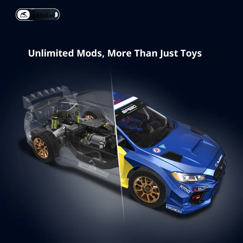 Rlaarlo XTS-S10 1:10 ölçekli 4WD uzman RC ralli araba yüksek hızlı