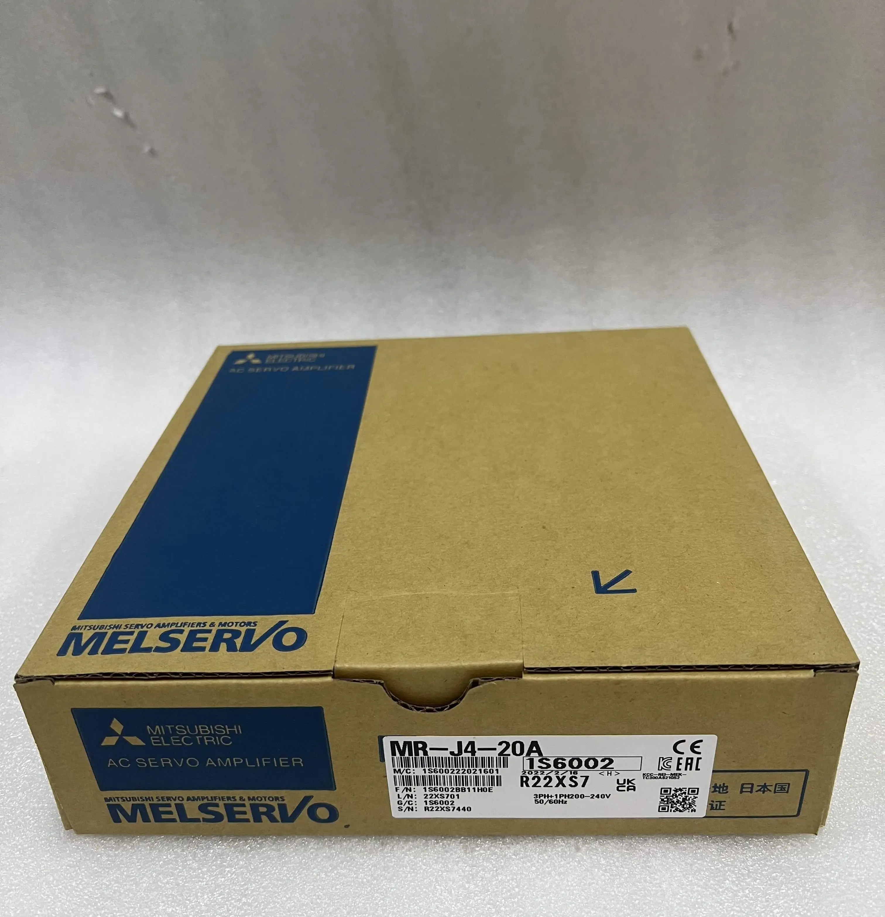 MITSUBISHI AC Servo Amplifier MR-J4-20A
