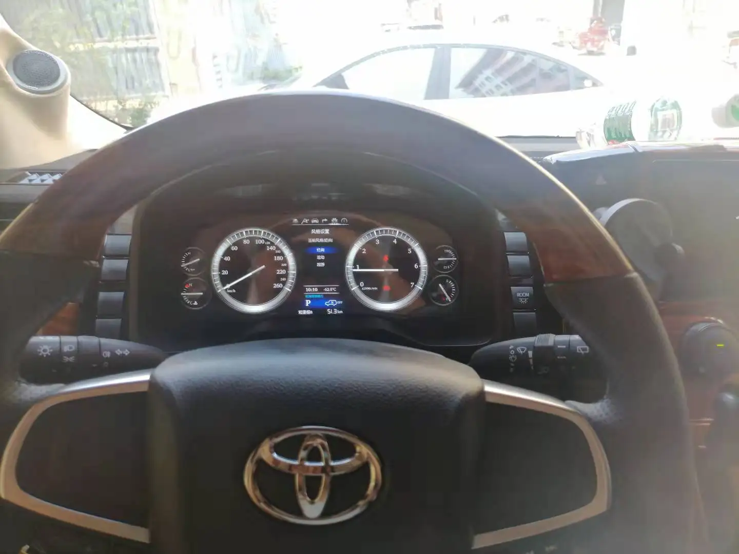 12.3'' LCD Dashboard for Toyota Hiace LCD Instrument Cluster Plug and Play Speedometer Virtual Digital Cluster Cockpit