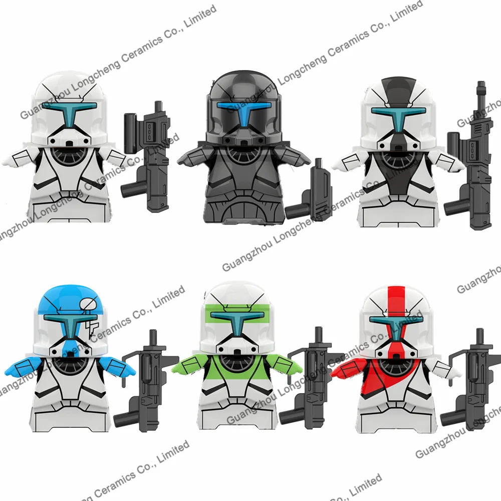 Sw Movie Series Trooper Hardcase Tup Fives Echo Kix Jesse Dogma Rex ...