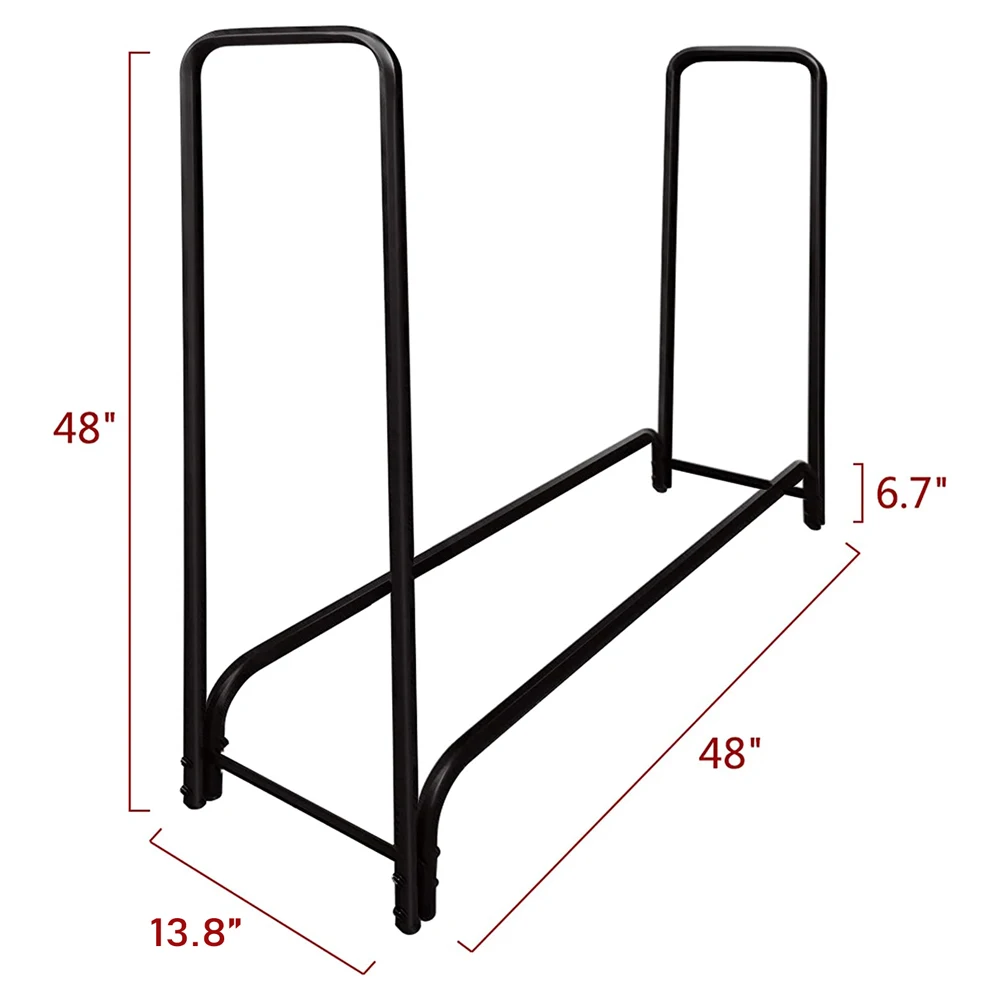4ft Heavy Duty Durable Black Alloy Steel Metal Outdoor Indoor Outdoor