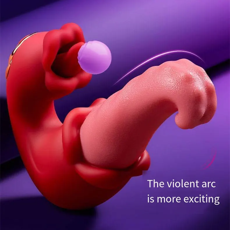 Gelances Medusa Vibrator USB Adult Sex Toy for Women 3 Speed 7 Vibrating  Tongue Licking Clitoral Adult G-Spot Vibrator Thrusting