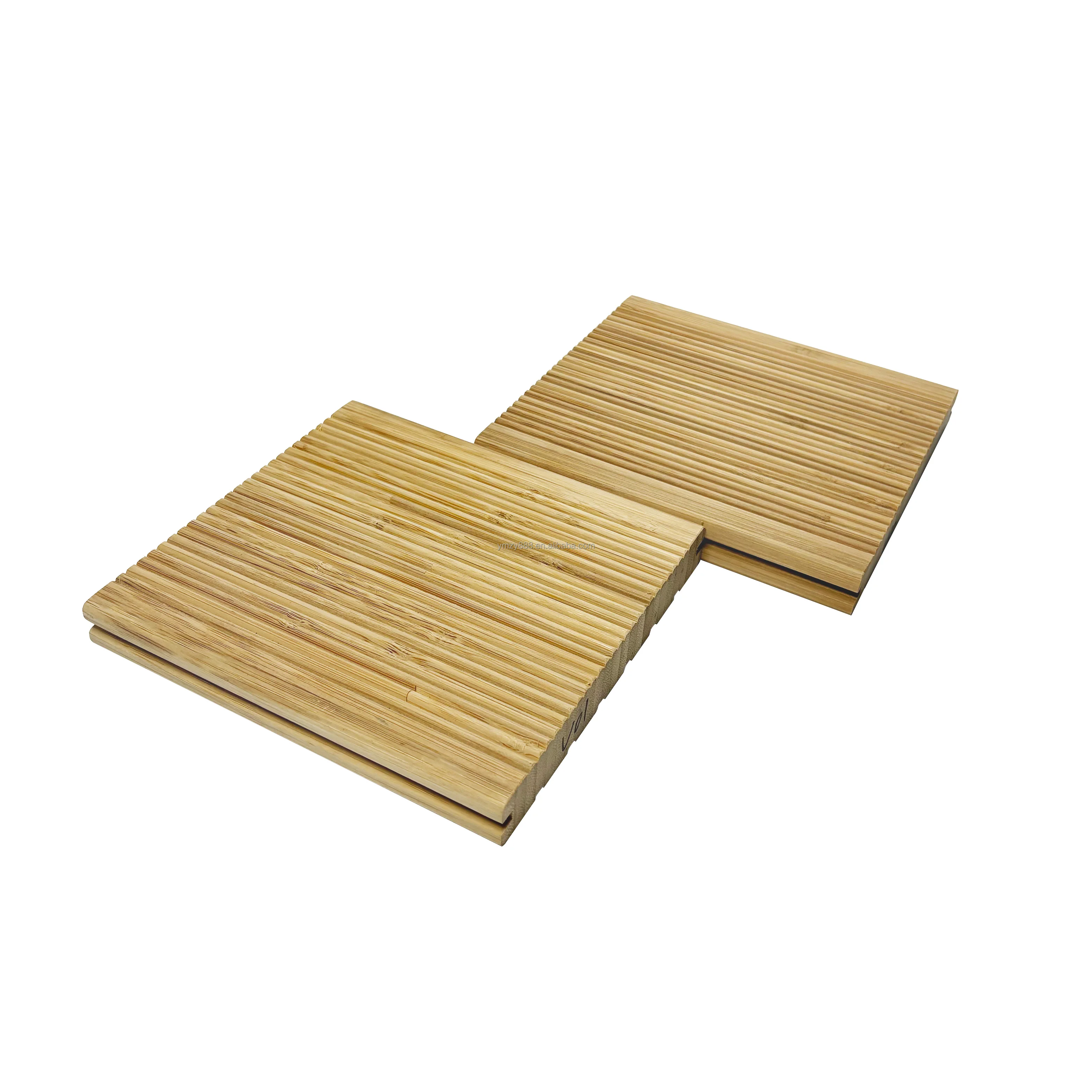 Friendly Material Solid Bamboo Decking Outdoor Flooring