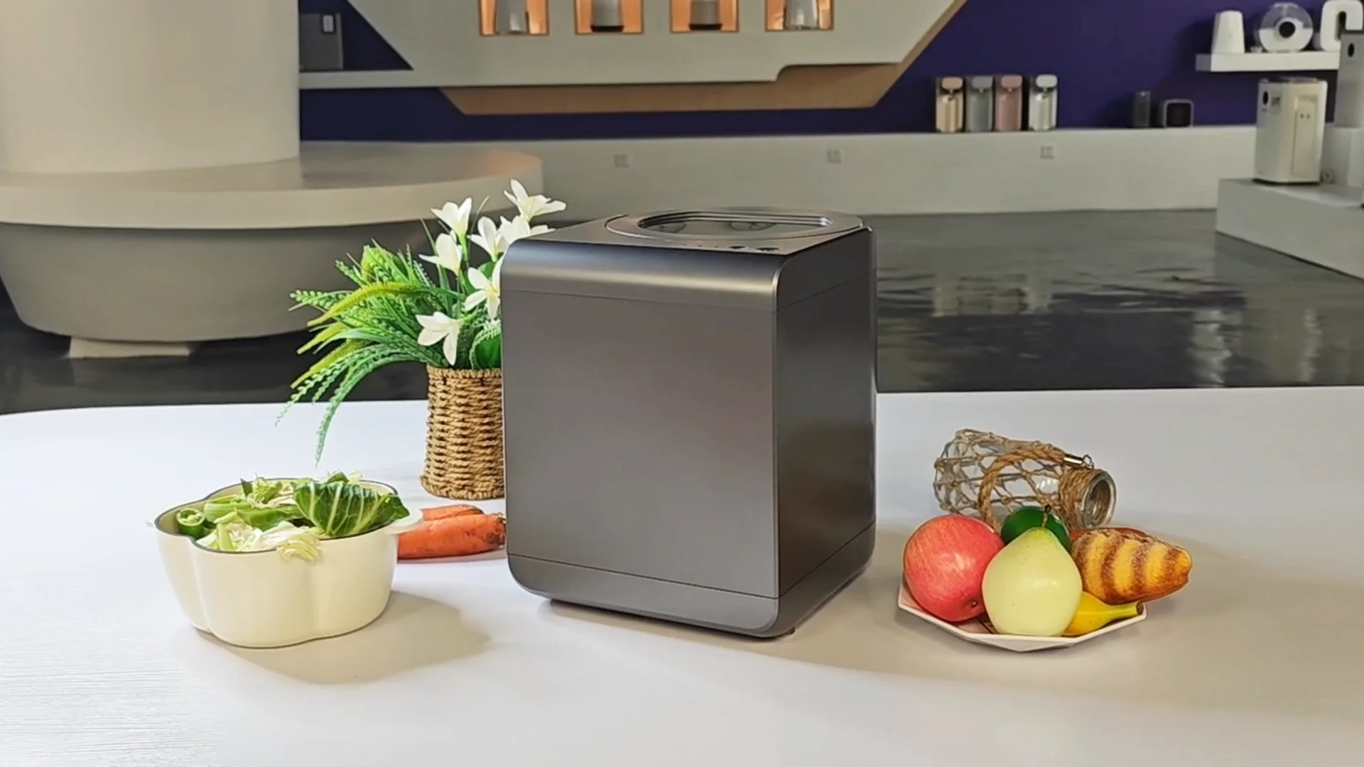 Electric Kitchen Composter Machine Food Waste Composter Household Food