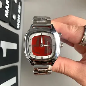 Customized Digital Display Vintage Y2K Watch Future Tech Style Wristwatch for Men Reloj De Hombre Mecanico Relogio Masculino